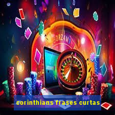 corinthians frases curtas